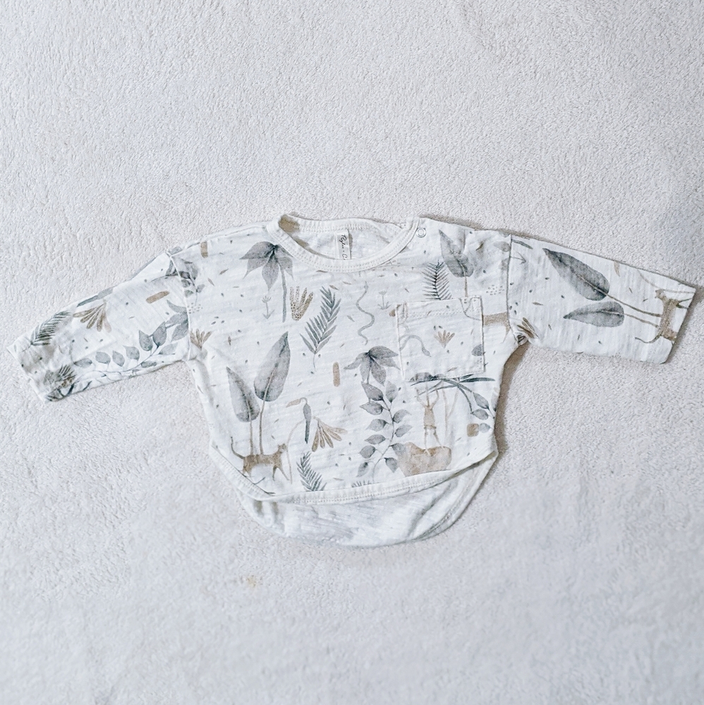 Rylee + Cru - Jungle Print Top - 0-3 months